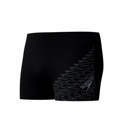 Boxeri inot barbati Speedo Medley Logo Aquashort negru – rezistenti la clor