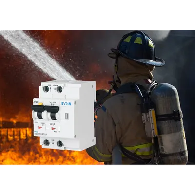 Dispozitiv protectie incendiu cauzat de arc electric 10A 10Ka Bipolar combinat cu diferential 30ma