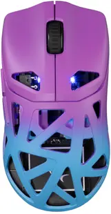 Mouse de gaming White Shark - Dagonet, optic , fără fir , negru /mov