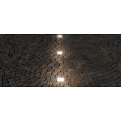 Piatra luminoasa LED Piastrella Culoare Alba