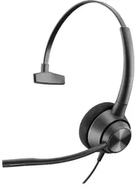 Cască cu microfon Plantronics - EncorePro 310 QD Mono, negre