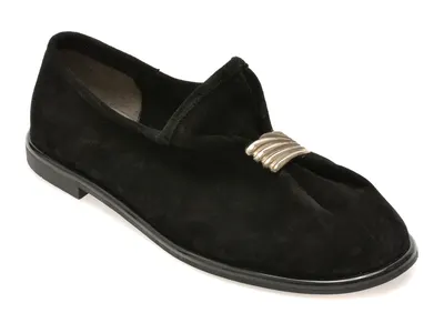 Pantofi GRYXX negri, 16057, din piele intoarsa