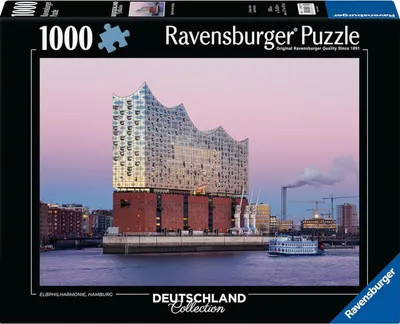 Puzzle Ravensburger din 1000 de bucăți - Filarmonica din Hamburg