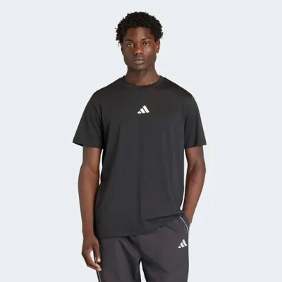 Tricou de fitness larg CLIMACOOL negru, bărbați