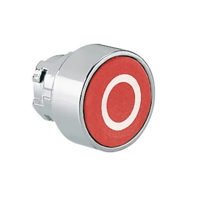 Push buton , diametru, WITH SYMBOL, Ø22MM 8LM METAL SERIES, FLUSH, 0 / BLACK