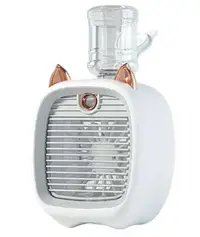 Ventilator portabil reincarcabil cu pulverizator de apa Andowl Q HF2
