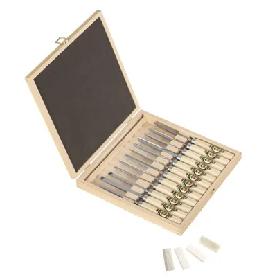 Set de dalti profesionale pentru lemn Kirschen 3154000, 12 piese