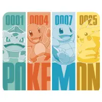 Mousepad Flexibil Pokemon - Kanto Starters