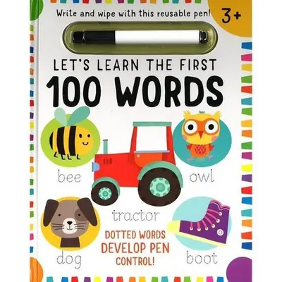Let´s Learn First: 100 Words (wipe clean with pen)