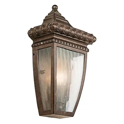 Aplica Venetian Rain 1 Light Half Wall Lantern