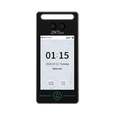 Controler de acces biometric standalone IP WiFi ZKTeco VL-SPEEDFACE-V4LM1-P-1-W, ecran 4 inch tactil, EM, 125 KHz, 800 fete, 800 palme, 1.000 carduri, 150.000 evenimente