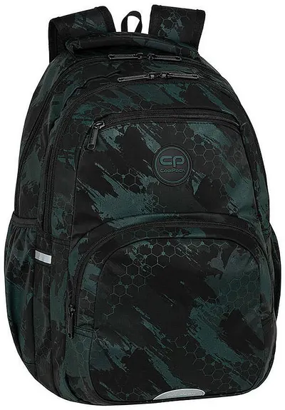 Ghiozdan școlar Cool Pack Pick - Kick Technic Green, 23 l