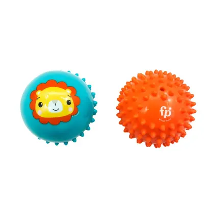Set 2 mingi senzoriale pentru bebelusi Fisher Price Baby Massage