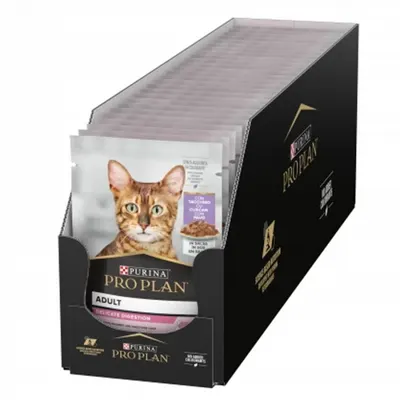 Set 26 buc x 85 gr Hrana umeda pentru pisici Pro Plan Delicate Nutrisavour cu curcan in sos