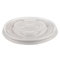Capace Biodegradabile, Compostabile, Albe, Diametru 115 mm, 50 buc