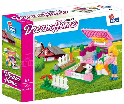 Constructor Alleblox Dream Home - În grădină, 90 piese