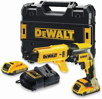 Șurubelnită cu acumulator DeWALT - DCF620D2K, 18V, cu 2 baterii, încărcător și umplutură