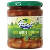 Fasole Alba in Sos de Rosii Ecologica/Bio 350g