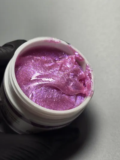 Gel UV Construcție FSM Unicorn 50gr Nr. 05 | Violet Magenta Holografic | fsm-romania.ro