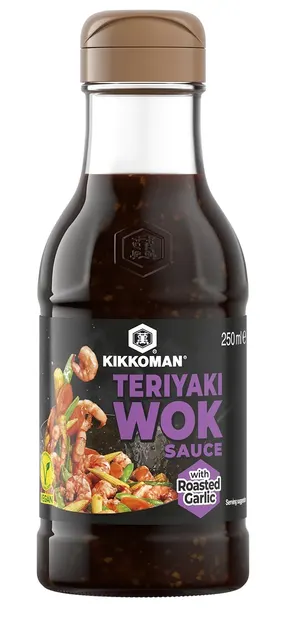 Sos Teriyaki Wos Cu Usturoi Copt Kikkoman 250Ml