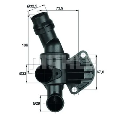 Termostat, lichid racire MAHLE TI 6 87