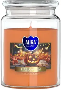 Lumânare parfumată Bispol Aura - Halloween, 500 g