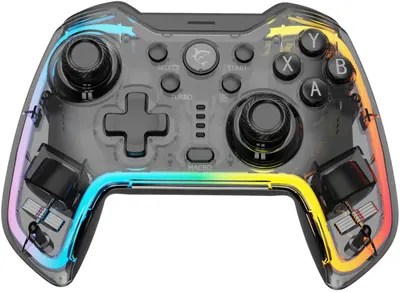 Controler fără fir White Shark - GPW-8040 Praetorian, RGB, negru