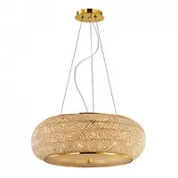 Corp de iluminat cu perle din cristal 10x40W Auriu