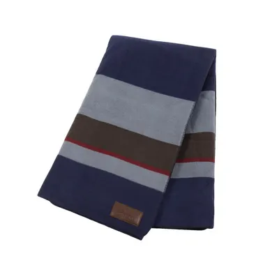 Kentucky Heavy Fleecedeken Paardendeken Square Stripes Blauw