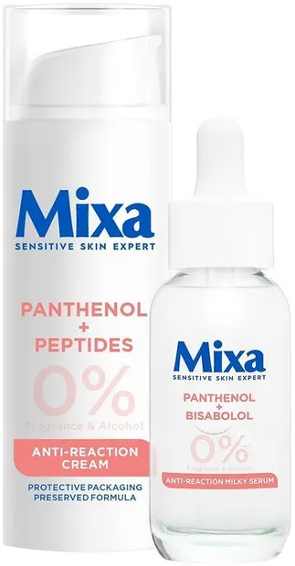 Mixa Set Anti-Reaction - Cremă și Ser pentru față, 50 + 30 ml