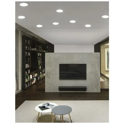 Plafoniera PANEL Alb Aluminiu & Acrylic LED 6 Wat 220-240 430Lm 3000K IP20