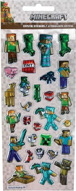 Autocolante GIM Minecraft - Crystal