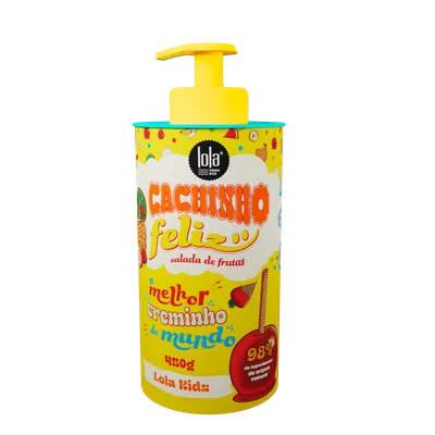 Crema pentru bucle copii cu aroma de fructe Cachinho Feliz, 450g, Lola Cosmetics