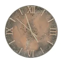 Ceas fosforescent artizanal CREFAM WORKS, 27,5 cm