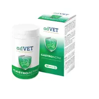 ADVET GastroActiv, supliment sistem digestiv câini, capsule ADVET GastroActiv, XS-XL, supliment sistem digestiv câini și pisici, flacon, 45 capsule
