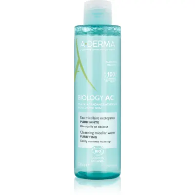 A-Derma Biology AC apa pentru curatare cu particule micele 200 ml