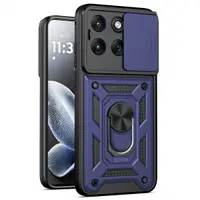 Husa pentru Motorola Edge 70 Fusion, Techsuit, CamShield, Albastra