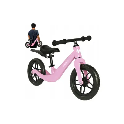 Bicicleta de echilibru, roti 12 inch EVA, scaun reglabil, curea transport, 2.6 kg