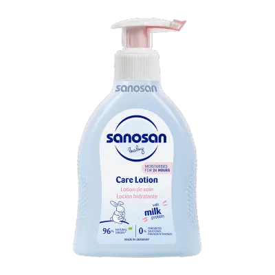 Lotiune de ingrijire pentru bebelusi, Sanosan Baby | 200 ml