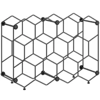 HOMCOM suport sticle masă metal | Aosom Romania