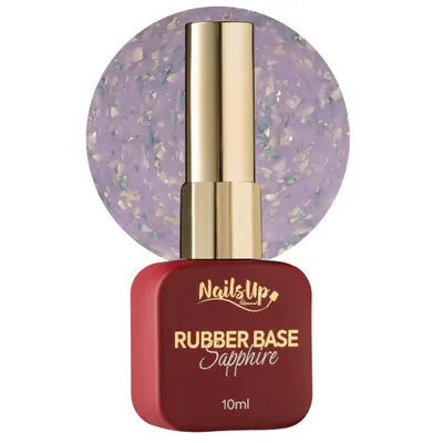 Rubber base NAILSUP Sapphire Flakes 013 10 ml