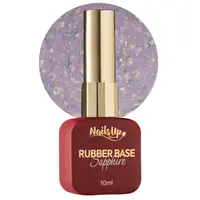 Rubber base NAILSUP Sapphire Flakes 013 10 ml