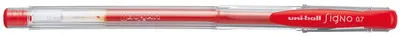 Pix cu gel Uniball Signo – Rosu, 0.7 mm