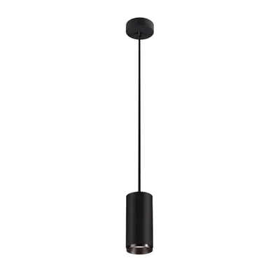 Lampa suspendata, lustra NUMINOS M Pendant, black Indoor LED recessed ceiling light black/black 4000K 36°