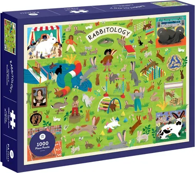 Puzzle Chronicle Books din 1000 piese - Lumea iepurilor