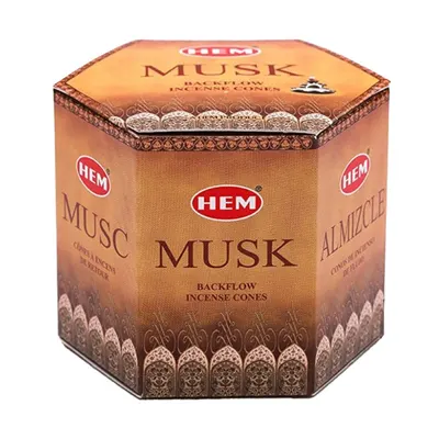 Conuri Parfumate Backflow, Musk