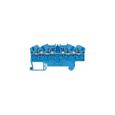 Clema sir Viking 3 - spring - 1 connect - 4 wires - pitch 5 - albastru