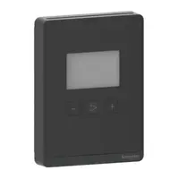 SpaceLogic, Senzor VOC CO2 temperatura, 3 butoane/LCD BACnet/Modbus, optimum, negru