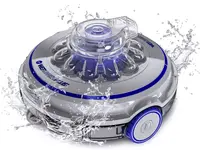 Robot de curățare a piscinei fără fir Gre - Wet Runner Plus, gri/albastru