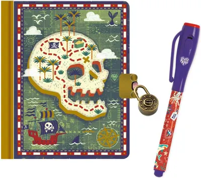 Jurnal secret cu stilou magic Djeco - Steve